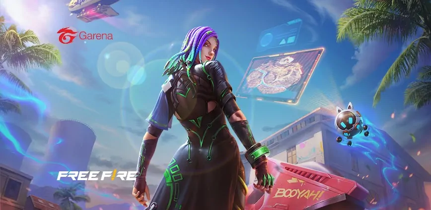 Background تحميل لعبة Free Fire MAX مهكرة جواهر 2025 