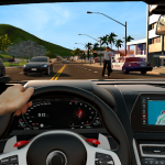 لعبة محاكي السيارة driver life car simulator