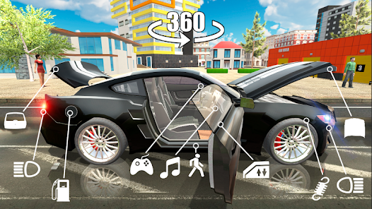 Background لعبة Car Simulator 2 للهاتف 2025 