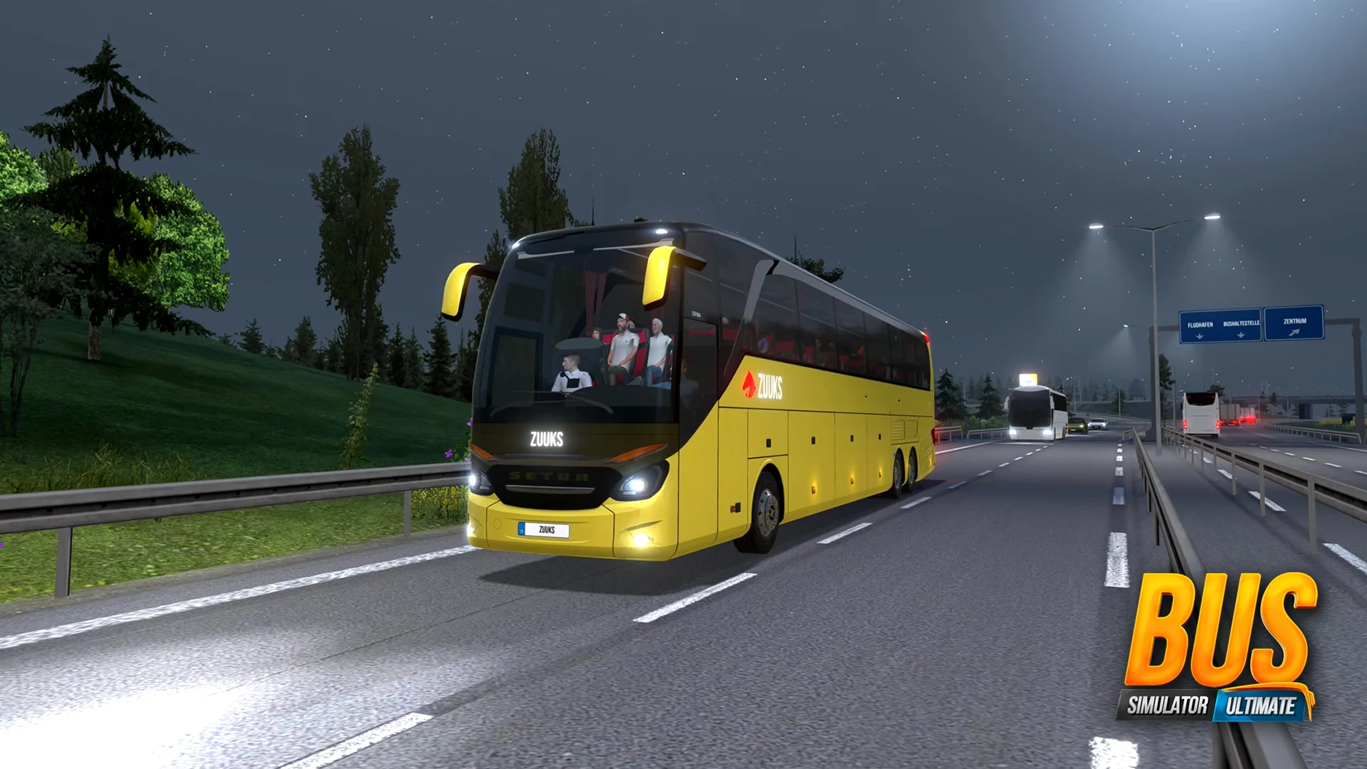 Background لعبة bus simulator ultimate مهكرة 2025 