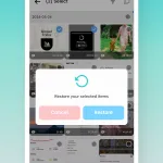 برنامج استرجاع الصور والفيديوهات